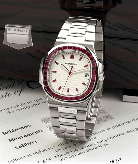 patek philippe nautilus ruby price|patek philippe nautilus price list.